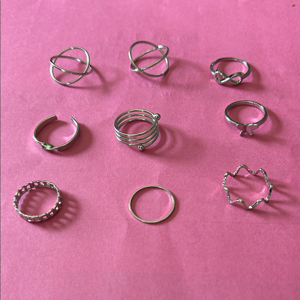 Elegant Silver Ring for Women -Bundle